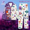 Inside Out Anxiety And Bill Hader Every Thing Is Fine Button Down Pajamas Set