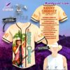 Kenny Chesney Sun Goes Tour 2024 Pastel Orange Personalized Baseball Jersey