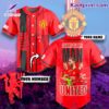 Manchester United Glory Glory Man United Personalized Baseball Jersey