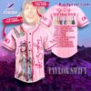 Taylor Swift The Eras Tour Albums Pink Personalized Baseball Jersey
