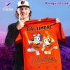 Baltimore Orioles Bluey And Bingo Shirt