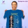 Minnesota Lynx Women's Basketball Greatest Players Signatures Shirt