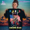 Simone Biles Paris Olympic 2024 Athlete Usa Flag Shirt
