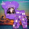 Elvis Presley Don't Ghost A Heart That's True Purple Halloween Pajamas Set