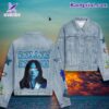 Billie Eilish Stickers Print 2D Jeans Coat