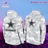 Dallas Cowboys Salute To Service Grey Hoodie