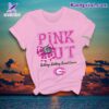 Georgia Bulldogs Pink Out Bulldogs Battling Breast Cancer Shirt