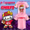 Hello Kitty NFL Kansas City Chiefs Pink 2024 Version Baseball Jersey