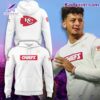 Kansas City Chiefs Patrick Mahomes Number 15 White Hoodie