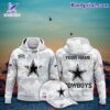 NFL Dallas Cowboys Arctic Camo 2024 Salute To Service Personalized Combo Hoodie, Pants And Cap