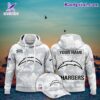NFL Los Angeles Chargers Arctic Camo 2024 Salute To Service Personalized Combo Hoodie, Pants And Cap