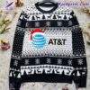 AT&T Brand Santa Hat Logo Xmas Sweater UoPwCkV