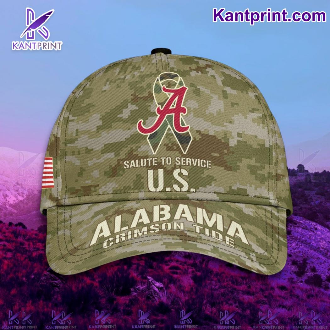 Alabama Crimson Tide Salute To Service U.S. Basic Cap k8R74Er