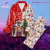 All I Want For Christmas Is Paw Power Clemson Tigers Button Down Pajamas Set xKhCSqX