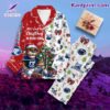 All I Want For Christmas Is Penn State Button Down Pajamas Set h0S2zA9