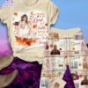 Give Thanks To The Lord For Faith Family And Taylor Swift Songs Plaid Pajamas Set