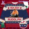 Hunting Run Run Rudolph Custom Photo Ugly Christmas Sweater pq8bmcj