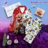 Jimmy Buffett With Guitar Christmas Button Down Pajamas Set LHED7rt
