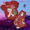 Madonna Says Merry Christmas Signature Pajamas Set frGnYFN