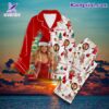 Mariah Carey Christmas Time Mariah Season Button Down Pajamas Set