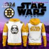 NHL Boston Bruins X Star Wars Night 2024 Hoodie And Cap 3KkgaZd