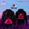 NHL Colorado Avalanche 2024 October Breast Cancer Awareness Month Hoodie DLXNI6v