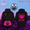 NHL Edmonton Oilers 2024 October Breast Cancer Awareness Month Hoodie EncKJar