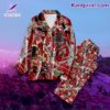 Van Halen I Don't Feel Tardy Button Down Pajamas Set