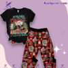Willie Nelson I'm Dreaming Of A White Christmas Plaid Pajamas Set o2Xivjb