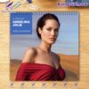 Angelina Jolie Printed Design 2025 Wall Hanging Calendar i8HrLQS