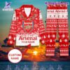 Arsenal Ugly Christmas Personalized Button Down Pajamas Set L4PS6RK