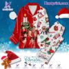 BTS Kpop Band Christmas Button Pajamas Set 8qtfZDY