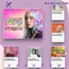 Billie Eilish Printed Design 2025 Wall Hanging Calendar vBu12N4
