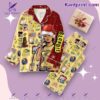 Blondie Christmas Button Down Pajamas Set Px4FdHz