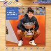 Carlos Alcaraz Printed Design 2025 Wall Hanging Calendar Q68ISER