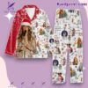 Celine Dion The Magic Of Christmas Music Gift Button Down Pajamas Set-Photoroom pKoic6y