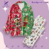 Chip 'n Dale Double Trouble Christmas Button Down Pajamas Set EAegkhD