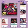 Chris Brown Printed Design 2025 Wall Hanging Calendar N4qptP7