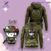 Hello Kitty X Edmonton Oilers 2024 NHL Camo Veterans Day Hoodie sr983if