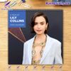 Lily Collins Printed Design 2025 Wall Hanging Calendar N7yIh05