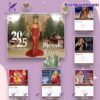 Mariah Carey Printed Design 2025 Wall Hanging Calendar RLyI0q6