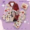 Olivia Rodrigo Guts Christmas Button Down Pajamas Set IYDvs9o