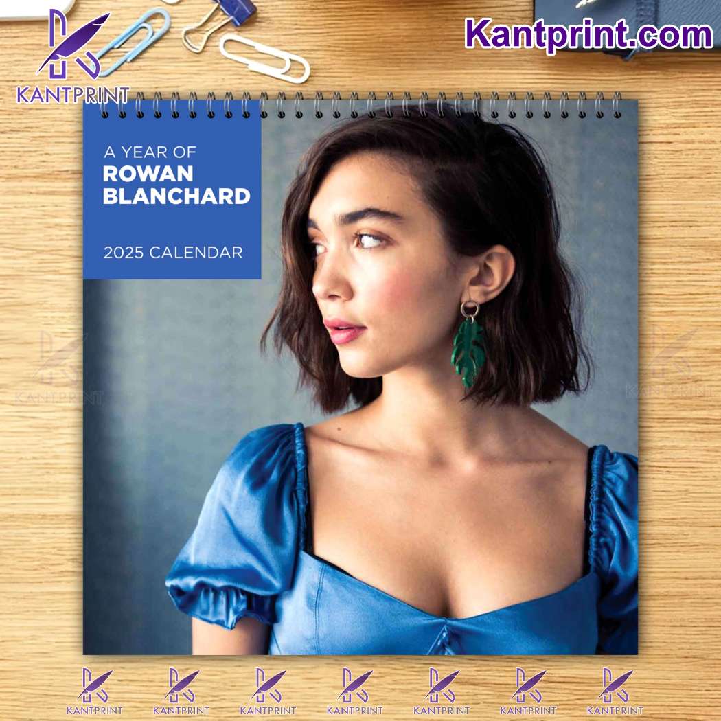 Rowan Blanchard Printed Design 2025 Wall Hanging Calendar vrELsKV