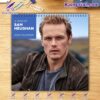 Sam Heughan Printed Design 2025 Wall Hanging Calendar pc30B74