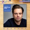 Sebastian Stan Printed Design 2025 Wall Hanging Calendar mR9oiHf