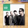 U2 Printed Design 2025 Wall Hanging Calendar Lsrtoyk