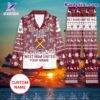 West Ham United Ugly Christmas Personalized Button Down Pajamas Set nEdeLto