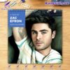 Zac Efron Printed Design 2025 Wall Hanging Calendar STHkAdC