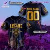 Arcane Map Personalized Baseball Jersey PgZi2Gc