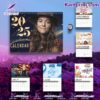 Brandi Carlile Printed Design 2025 Wall Hanging Calendar 2srjNW7